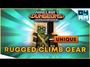 RUGGED CLIMBING GEAR Full Guide + Gameplay & Where To Get It in Minecraft Dungeons Howling Peaks DLC