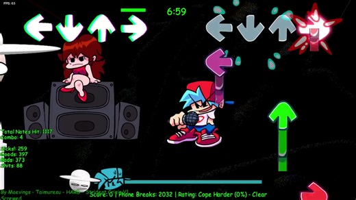 Taimuresu - By Maevings FNF Chart（20214 notes）