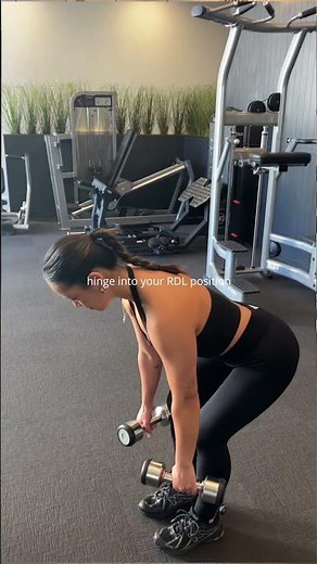 Dumbbell Bent Over Row Tips | with Esther