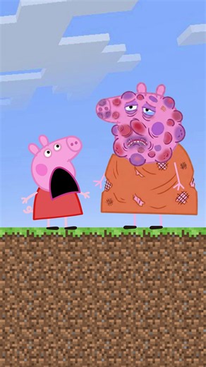 Mummy Pig Sacrifices Peppa to Save Herself! #peppapig #minecraft #animation