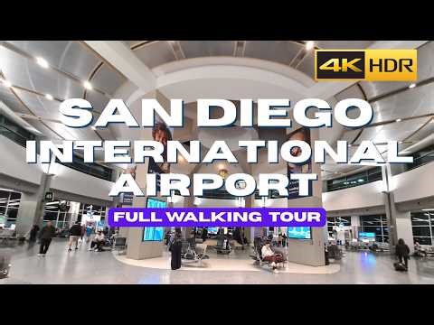 [4K] SAN DIEGO INTERNATIONAL AIRPORT Walking Tour 2026 | Full Terminal Tour (SAN)