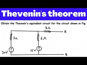 Thevenin Equivalent Circuit Solved Example | Electric Circuits | Network Analysis | Network Theory