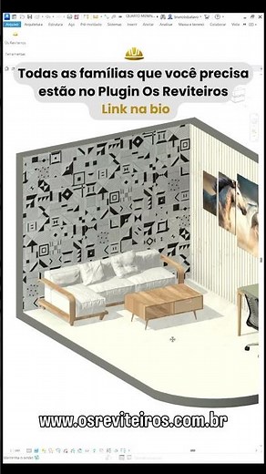 Família Revit Sofá 03