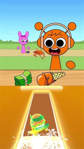 Oren dropped the ice Cream #sprunki #incredibox #shorts