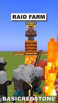 Minecraft Raid Farm! #shorts #minecraft