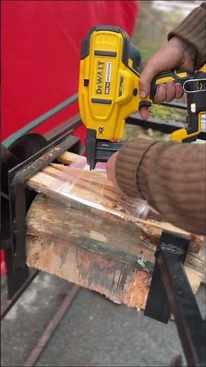 Making firewood bundles - homemade bundler wrapper #explorenl