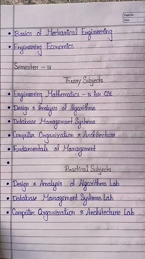 BTech CSE course 2nd year full syllabus 2025 | By Anshika Singh # #btechcse #btechsyllabus #CSE