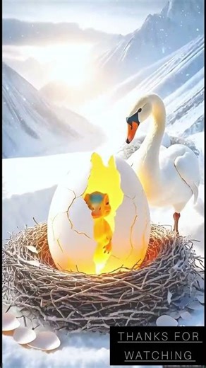 The Swan and the Lost Dinosaur Egg #ai #aivideo #animation