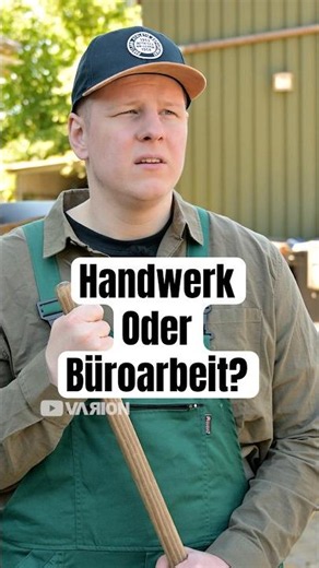 Handwerk oder doch lieber ins Büro? I Den ganzen Sketch seht ihr auf dem Kanal!