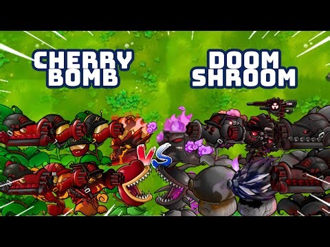 PvZ1 Fusion 3.2 Challenges!!! Team CHERRY BOMB vs Team DOOM SHROOM | Who Will Win???