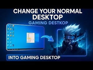 Make Your Desktop Look Like a Pro Gaming Setup (No Cost) | AB PLAYS YT