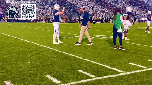 The Ethan Grunkemeyer era of Penn State football has started sooner than anyone expected. Last night, Danny O'Brien gave the redshirt freshman some words of encouragement before what would be his first snaps as the Nittany Lions' QB1 #WeAre #PennState | Basic Blues Nation