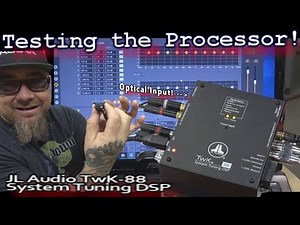 Testing the Processor! JL Audio TWK-88 Crossover/EQ - Clean Optical Inputs - Escalade Install Vid 4