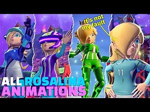 ROSALINA VICTORY, LOSE AND ENTRANCE ANIMATIONS - Mario Strikers Battle League (4K60FPS)