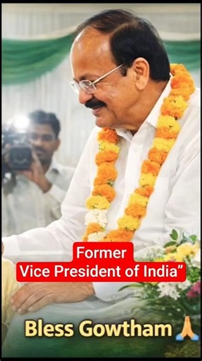 Gowtham with Shri M. Venkaiah Naidu | Former 13th Vice President of India | Aug 16, 2024