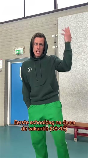Eerste schooldag na de vakantie…