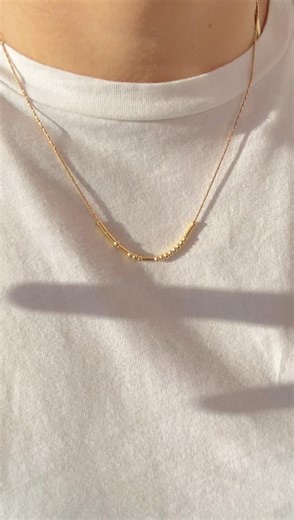 Custom Morse Code Name Necklace -hidden Message-gift for Him Her -delicate Couples Necklace - Etsy