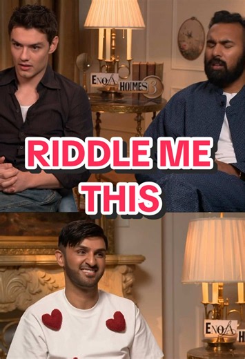“Riddle me this” with Louis Partridge and Himesh Patel for Enola Holmes 3 on @NetflixUK 👏🏽😱🕵️ #riddles #enolaholmes #louispartridge #himeshpatel #whattowatch