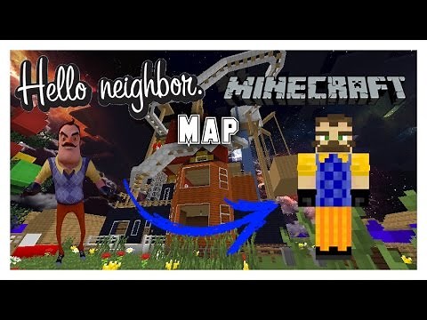UNE VRAIE MAP HELLO NEIGHBOR DANS MINECRAFT !? 😲 | MAP MODÉE HELLO NEIGHBOR