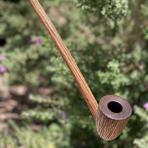 Long Stem Wizard Churchwarden Tobacco Smoking Pipe Brown and Natural - Etsy