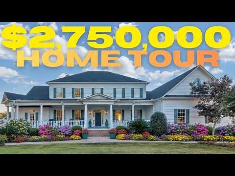 $2.7+ Million Dollar Lake Murray Home Tour South Carolina