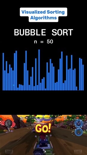 Visualized Sorting Algorithms 🔍✨ Dive into the mesmerizing world of sorting algorithms! From the simplicity of Bubble Sort to the efficiency of Merge Sort and Quick Sort, watch them organize chaos into order. Which algorithm do you think is the fastest? 🤔 Let me know in the comments! 👇 #ai #coding #programming #datastructuresandalgorithms #datavisualization #softwareengineering #pythonprogramming #webdevelopment #computerscience
