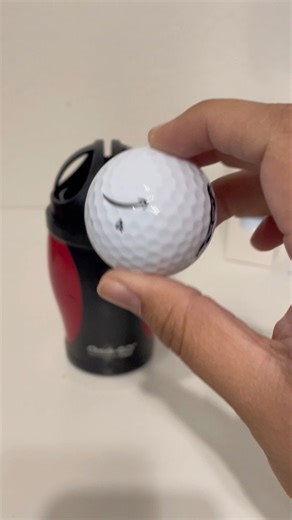 This is maybe the most unexpected test of a golf ball I’ve ever had #golfball #golf #Amazon #amazonbasics #Golffinds | Clubgirlkatie