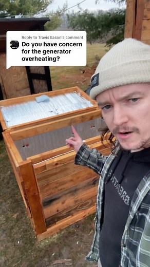 Generator Enclosure for Cold Winter Months - DIY Tiny House Project