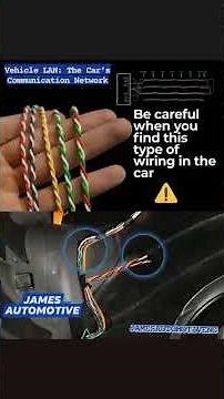 Vehicle LAN: The Car's Communication Network 🔌🚗#LAN#communication #auto #jamesautomotiveeng