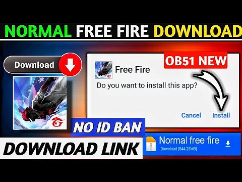 NORMAL FREE FIRE DOWNLOAD KAISE KARE 🤯🔥 | FF DOWNLOAD LINK | HOW TO DOWNLOAD FREE FIRE