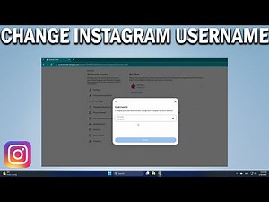 How To Change Username On Instagram PC Laptop Desktop