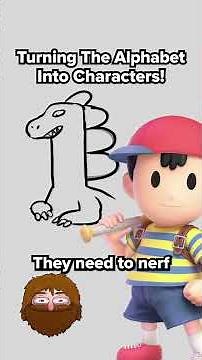 Turning Every Letter of the Alphabet into a Character #drawing #alphabet #letters #B #character #art