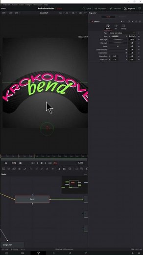 DaVinci Resolve - Krokodove Bend - #shorts