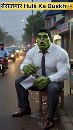 बेरोजगार Hulk ka Dukh Sun ke Rona Aa Jayega 🥹🥹 #hulksmash #viralshorts