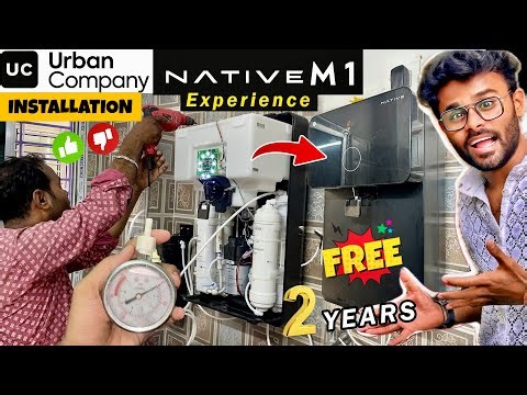 Urban Native M1 water purifier Installation Experience | Good ✅ Or Bad ❌ | 2 Years Free Service 🔥