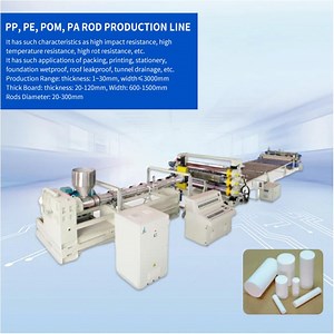 [Hot Item] Plastic POM Rod Bar Extrusion Machine/Industrial POM Solid Profile Production Line