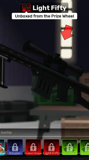 How to Get the Light Fifty Sniper Skin #roblox #rivals