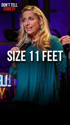 2.2M views · 135K reactions | “Size 11 Feet ” : Laurie Kilmartin (IG: anylaurie16) #donttellcomedy #lauriekilmartin #standupcomedy #comedy #lgbt #pridemonth #trans | Don't Tell Comedy | Facebook