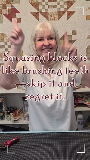 Squaring up your blocks will save your quilt