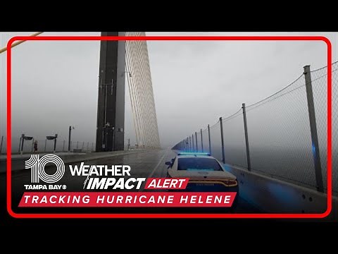 Sunshine Skyway Bridge shuts down as Hurricane Helene nears Florida