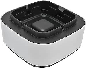 Smokeless Ashtray, Multifunctional 3 in 1 Smokeless Ashtrays for Cigarettes Indoor Battery Operated Portable Home Ashtrays with Aromatherapy Tablets for Indoor Outdoor Home Office Car(grey)