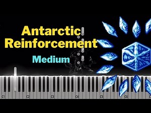 MEDIUM Piano Tutorial | Terraria Calamity - Antarctic Reinforcement