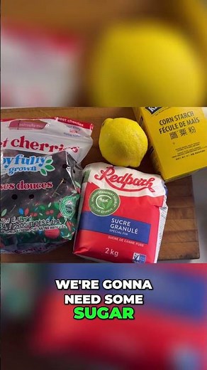 Easy Homemade Cherry Pie Recipe #shorts