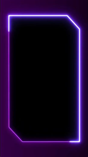 Black Screen Glow Border 🔥 Aesthetic Video Editing Frame (4K)