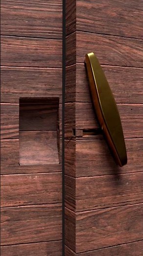 Wooden sliding gate design | DIY #DIY #woodworking ASMR