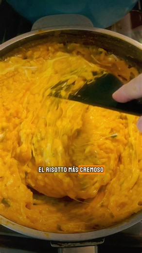 El risotto más cremoso que vas a hacer 🎃😋