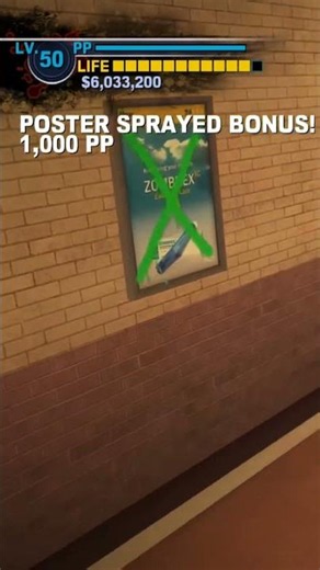 All Zombrex posters spraypainted - Dead Rising 2