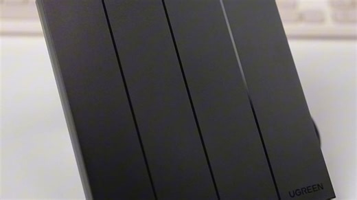 绿联 CM938 外置光驱 8 倍速读刻一体 移动刻录机 笔记本外接 高速播放 DVD/CD 便携光盘读取器 即插即用