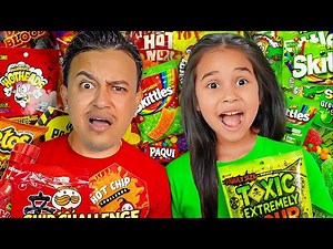 SPICY VS SOUR CHALLENGE IRL