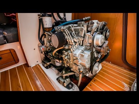 How to Start a Sailboat Diesel Engine (Catalina 310 Universal M25XPB)
